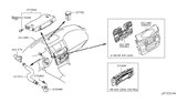 Diagram for 2014 Nissan Quest A/C Switch - 27511-1JD1A