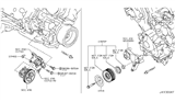Diagram for 2022 Nissan Frontier A/C Idler Pulley - 11925-EZ30A