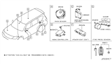 Diagram for 2021 Nissan Armada Body Control Module - 28565-1ZR2C