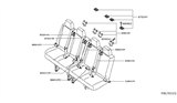 Diagram for 2013 Nissan NV Seat Belt - 88854-1PC3A