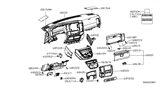 Diagram for 2015 Nissan NV Cup Holder - 96967-1PA0A