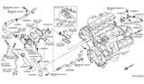 Diagram for Nissan Frontier Thermostat Housing - 21021-ZL00A
