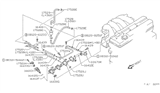Diagram for 1996 Nissan 240SX Fuel Injector - 16600-53F00