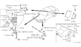 Diagram for Nissan 240SX Brake Fluid Pump - 47600-40F00