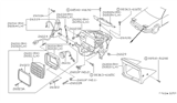 Diagram for Nissan Headlight Cover - 26095-40F00