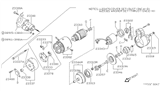 Diagram for Nissan Axxess Starter Drive Gear - 23360-30R11