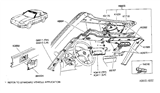 Diagram for Nissan 240SX Car Mirror - K4316-6X001