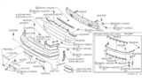 Diagram for 1992 Nissan 240SX License Plate - 96212-51F00