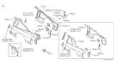 Diagram for 1989 Nissan 240SX Mud Flaps - 78810-35F26