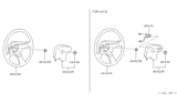 Diagram for Nissan 240SX Steering Wheel - 48430-51F00