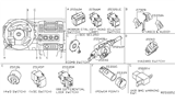 Diagram for 2005 Nissan Xterra Headlight Switch - 25560-EA06E