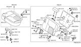 Diagram for 2012 Nissan Xterra Seat Cover - 88370-9CA1B