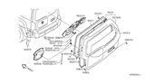 Diagram for Nissan Xterra Lift Support - 90451-EA00A
