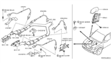Diagram for 2005 Nissan Xterra Engine Control Module - 23710-EA265