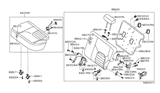 Diagram for 2013 Nissan Xterra Seat Cushion - 88350-9CF3E