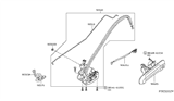 Diagram for Nissan Tailgate Handle - 90606-ZL80A