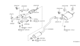Diagram for 2006 Nissan Sentra Exhaust Pipe - 20010-ZG010