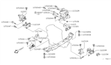 Diagram for Nissan Sentra Engine Mount Torque Strut - 11270-8H300