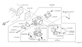 Diagram for Nissan Sentra Throttle Body - 16119-AU000