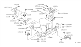 Diagram for 2000 Nissan Sentra Motor And Transmission Mount - 11220-4Z000
