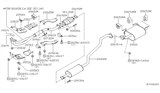 Diagram for Nissan Sentra Exhaust Pipe - 20010-4Z915