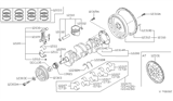 Diagram for Nissan Flywheel - 12310-F460A