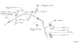 Diagram for 2000 Nissan Sentra Accelerator Cable - 18201-5M000