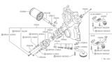 Diagram for Nissan Pathfinder Oil Pump Gasket - 15059-73400