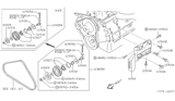Diagram for 1990 Nissan Hardbody Pickup (D21) Timing Belt Idler Pulley - 11927-30W01