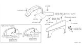 Diagram for Nissan Pathfinder Wheelhouse - 63880-31G01