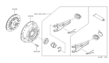 Diagram for Nissan Pressure Plate - 30210-01G00