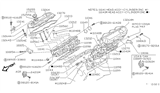 Diagram for Nissan 240SX Cylinder Head Gasket - 11044-40F10