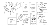 Diagram for 2014 Nissan Pathfinder Oil Pressure Switch - 25070-3JT0A