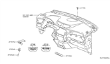 Diagram for 2020 Nissan Rogue A/C Switch - 27500-7FA0A