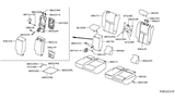 Diagram for 2014 Nissan Rogue Armrest - 88700-4BA1B
