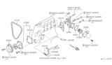 Diagram for 1985 Nissan Pulsar NX Thermostat - 21200-F3160