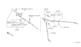 Diagram for 1986 Nissan Sentra Parking Brake Cable - 36530-09A01