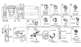 Diagram for Nissan Rogue Seat Heater Switch - 25500-JA00A