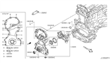 Diagram for 2014 Nissan Rogue Timing Cover - 13500-ET80C