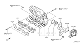 Diagram for 2014 Nissan Cube Intake Manifold Gasket - 16175-JG35A