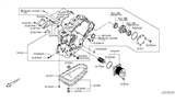 Diagram for Nissan Sentra Oil Cooler - 21606-1XF0A