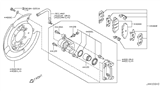 Diagram for Nissan Rogue Brake Caliper Repair Kit - 44001-JG00A
