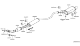 Diagram for Nissan Sentra Catalytic Converter - 20010-3YM3A