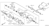 Diagram for Nissan CV Joint - 39711-1KB0A