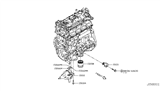 Diagram for Nissan Juke Oil Filter - 15208-65F0A
