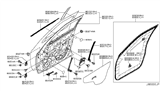 Diagram for 2014 Nissan Juke Door Seal - 80831-1KA0A