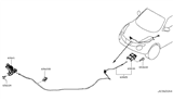 Diagram for 2014 Nissan Juke Hood Cable - 65621-1KA0A