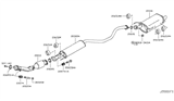 Diagram for Nissan Juke Exhaust Pipe - 20010-1KM1A