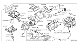 Diagram for Nissan Cube Blower Motor Resistor - 27150-3DN0A