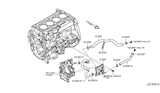 Diagram for Nissan Juke Oil Cooler - 21305-1KC0B